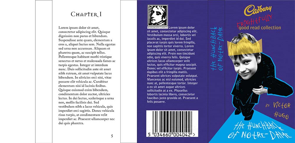 Development of a chocolate wrapper Quasimodo